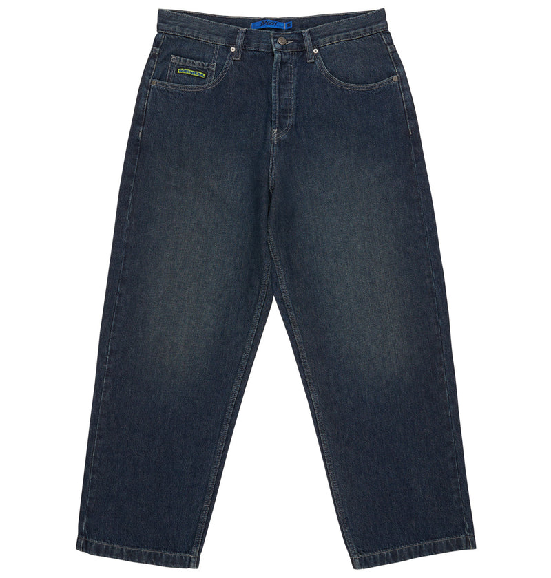 Men's Worker Baggy Denim Double That Jeans - Dark Denim