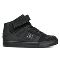Kids' Pure High Elastic Lace High-Top Shoes - Black/Black/Black (3Bk)
