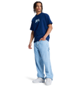 Men's Baggy Denim Carpenter Pants - Indigo Light