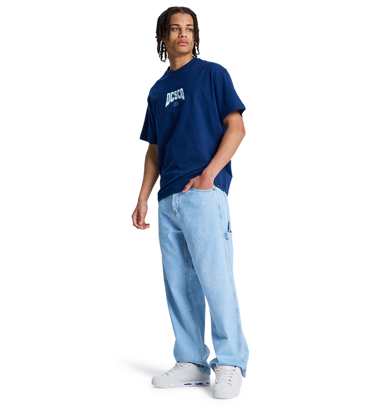 Men's Baggy Denim Carpenter Pants - Indigo Light