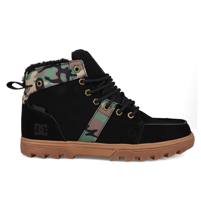 Men's Woodland Winter Boots - Black/Camo/Gum