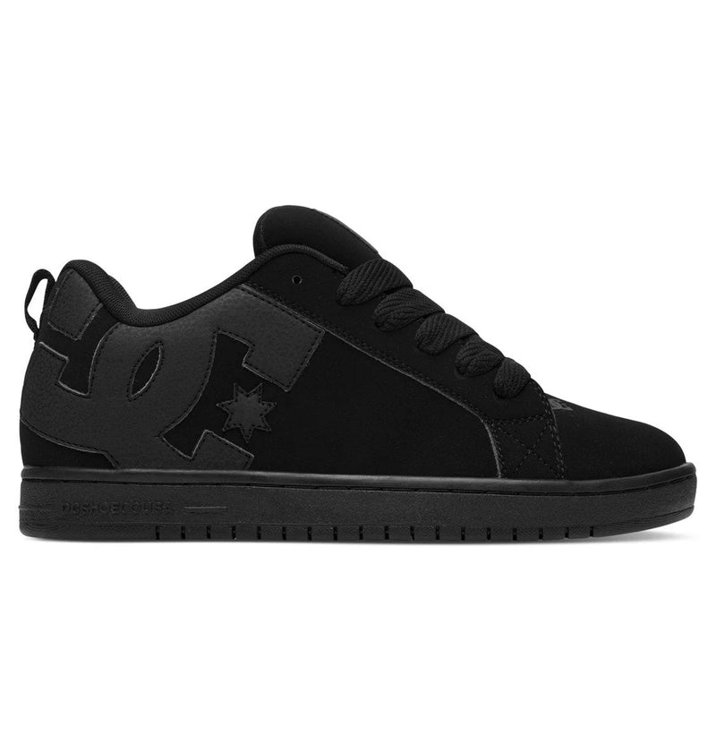 Men's Court Graffik Shoes - Black/Black/Black (3Bk)