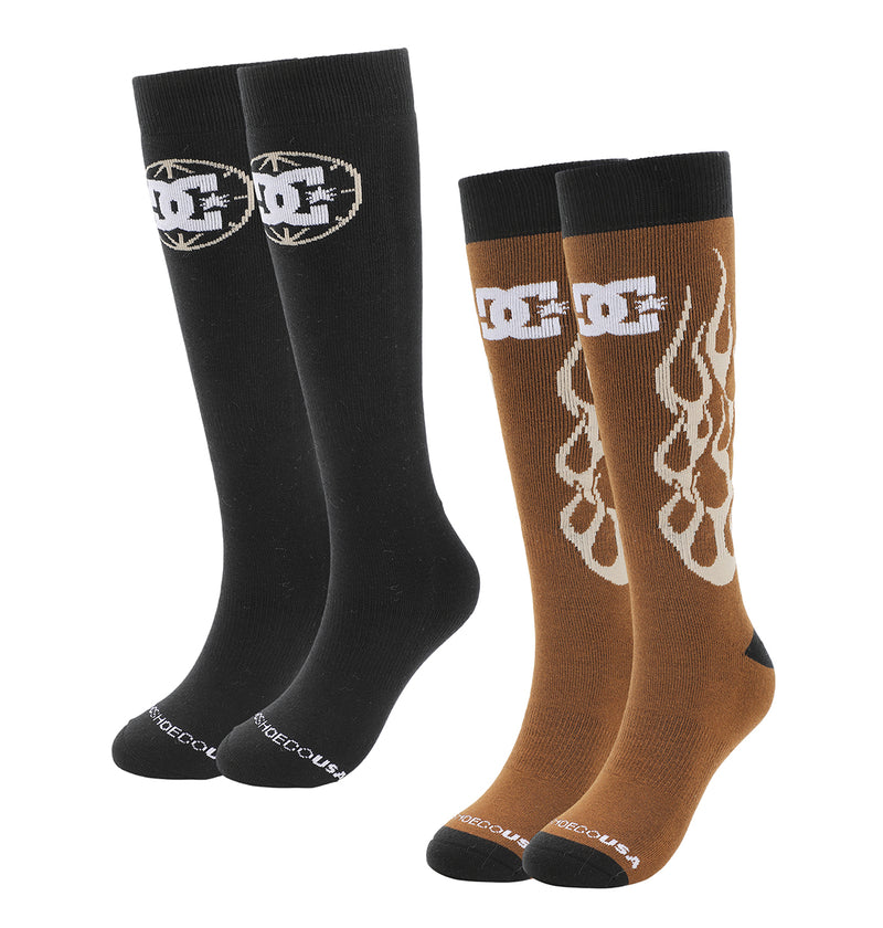 Performance Sock 2-Pack - Black/Brown