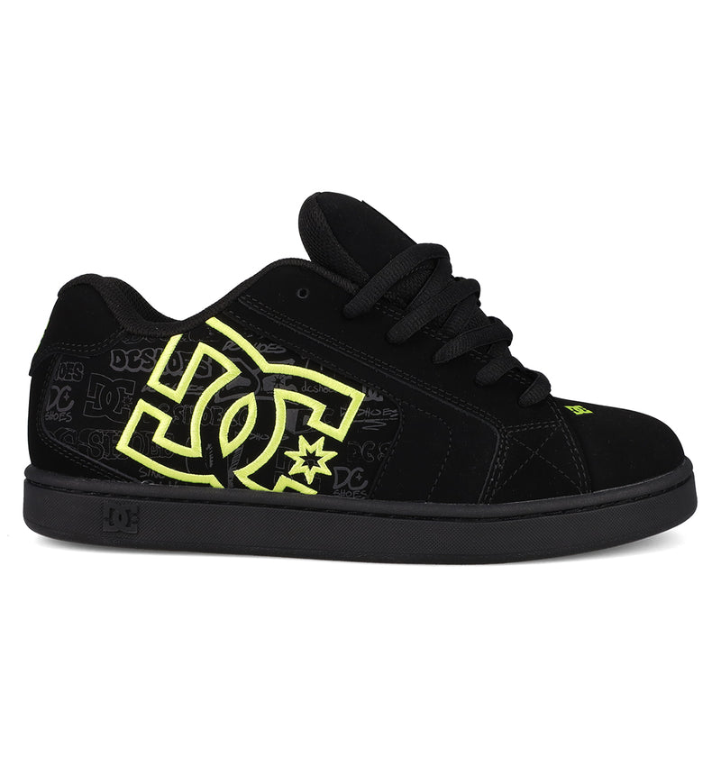 Men's Net Shoes - Black/Neon Green