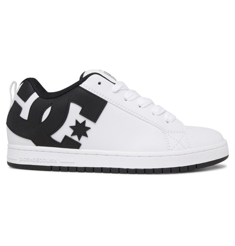 Men's Court Graffik Shoes - White/Black/Black (Wlk)
