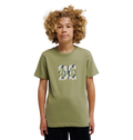 Kids' Star Filled Tee - Oil Green