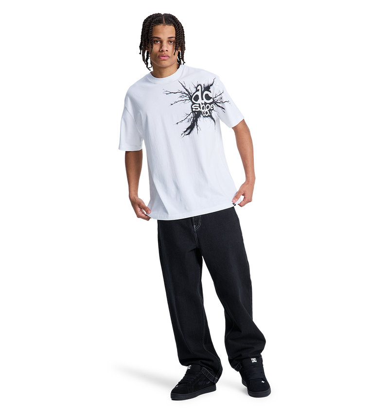 Men's Baggy Denim Pants - Black Tint