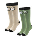 Performance Sock 2-Pack - Beige/Green