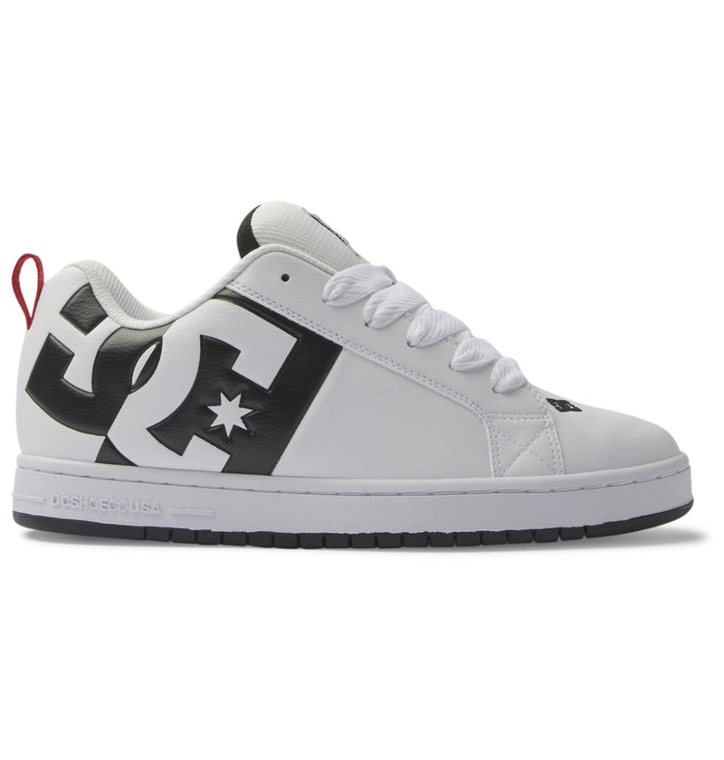 Men's Court Graffik Shoes - White/Black/White (Wlk)