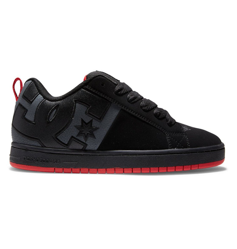 Men's Court Graffik Shoes - Black/Grey/Red (Byr)