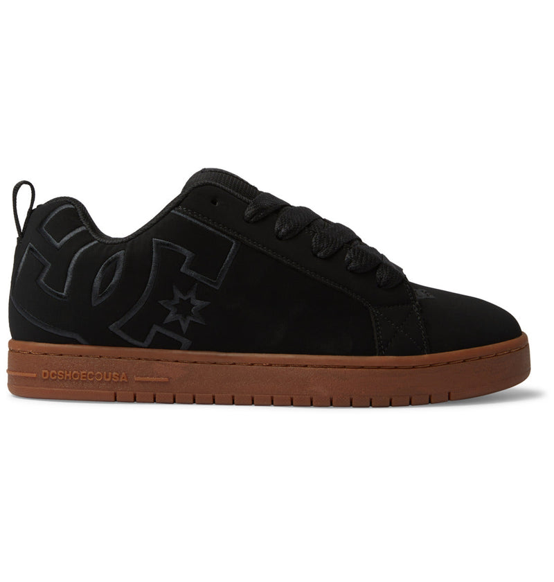 Men's Court Graffik Shoes - Black/Gum (Bgm)