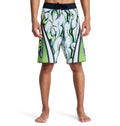Men's Sylem 21\" Boardshorts - Liquid Fuego White
