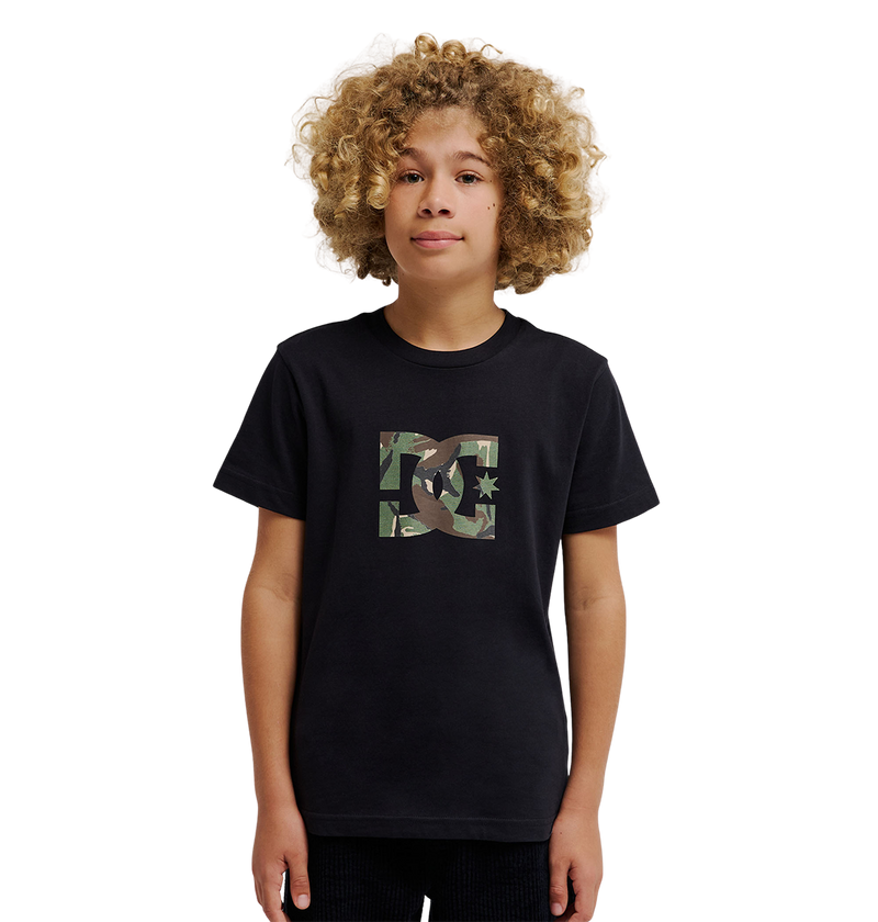 Kids' Star Filled Tee - Black