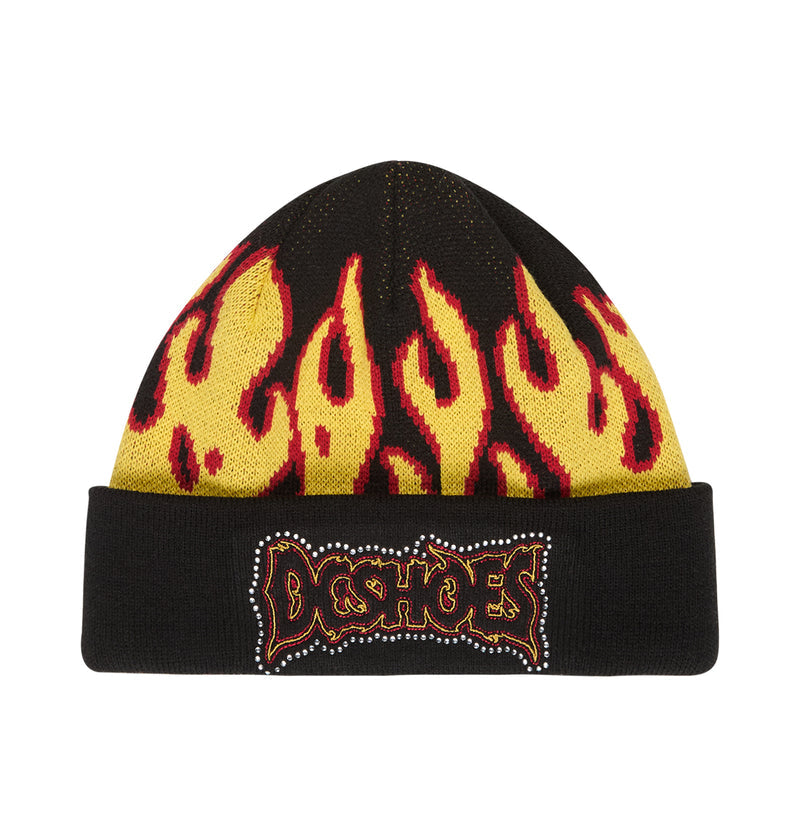 Men's Burning Beanie - Black
