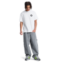 Men's Baggy Denim Carpenter Pants - Medium Grey