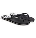 Men's Spray Slides - Black / Black / White