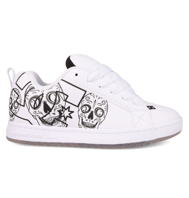Men's Court Graffik Day Of The Dead - White/Black
