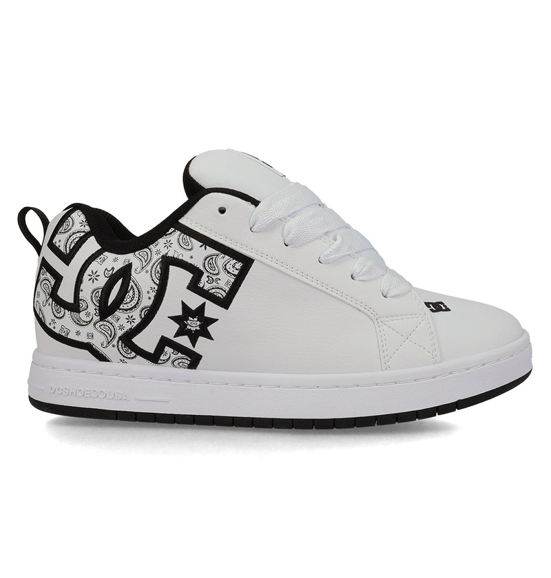 Men's Court Graffik Shoes - White/Black