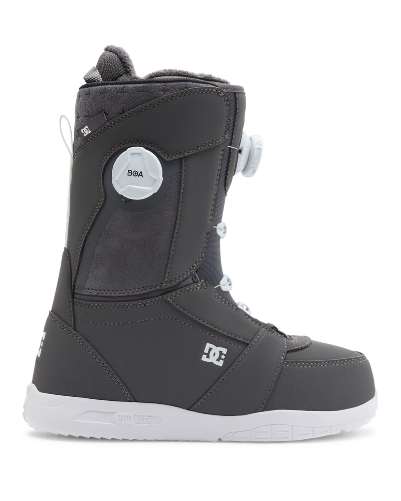 Women's Lotus BOA® Snowboard Boots - Dark Grey/White