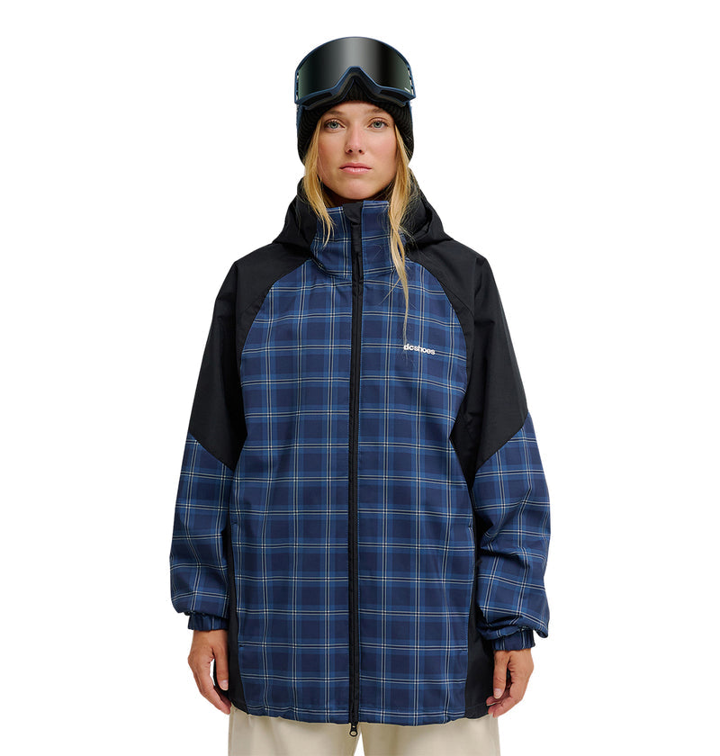 Women's Trackstar 10K Jacket - Bluebird Plaid
