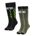 Performance Sock 2-Pack - Black/Green