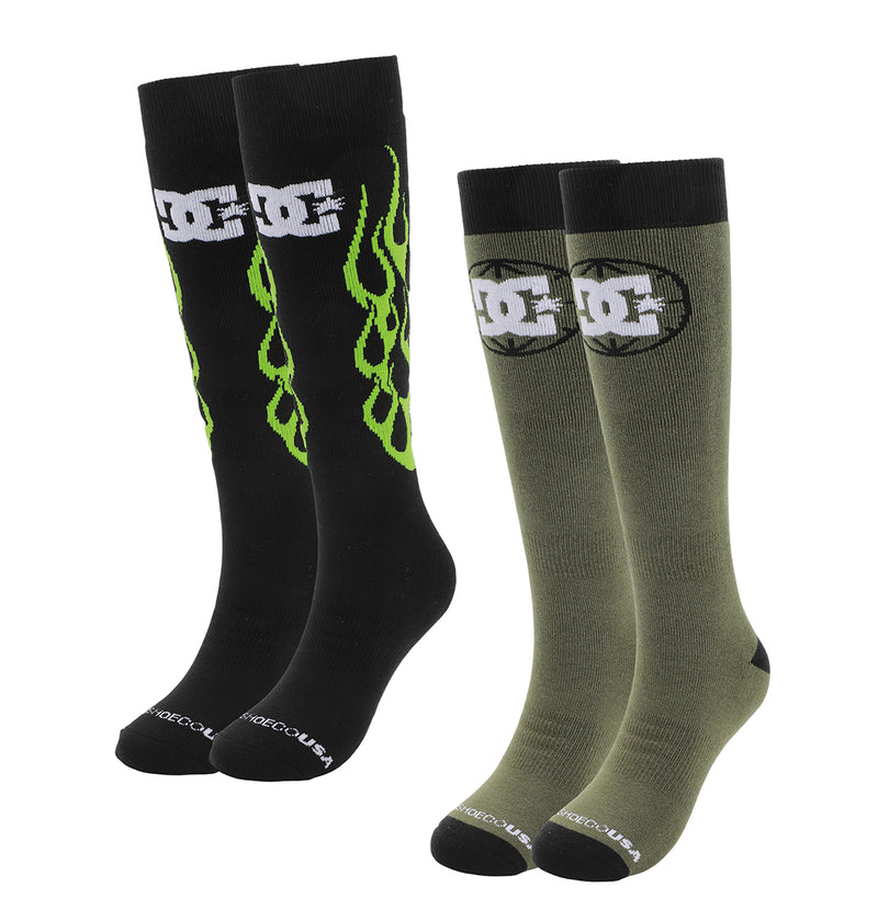 Performance Sock 2-Pack - Black/Green