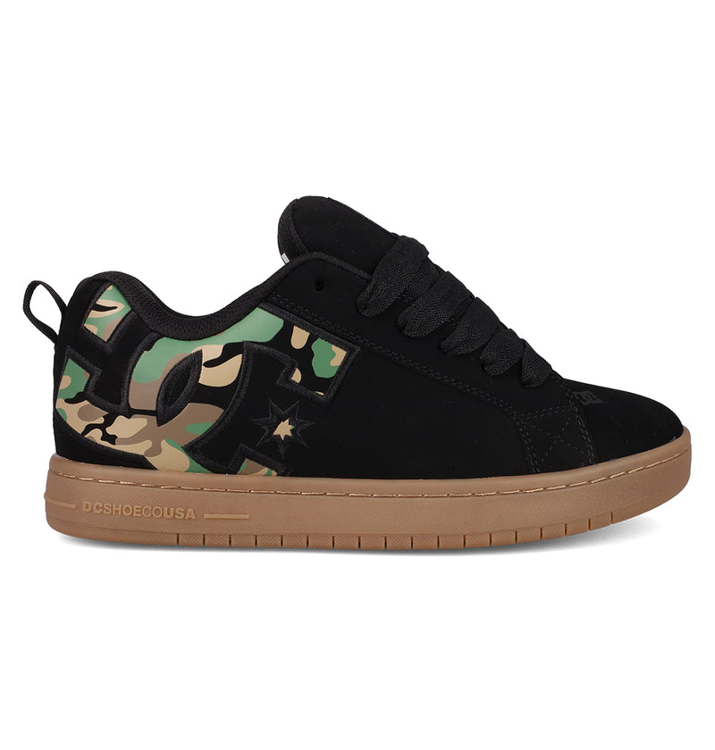 Men's Court Graffik Shoes - Black/Camo/Gum