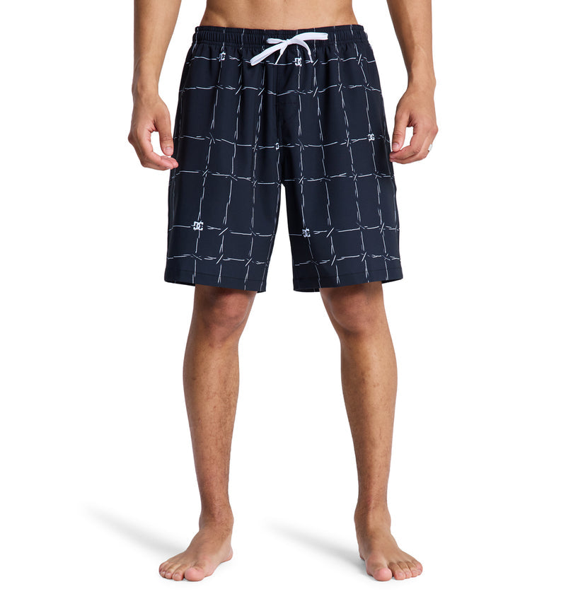 Men's DC Wired Volley 19\" Boardshorts - Wired 32 Black