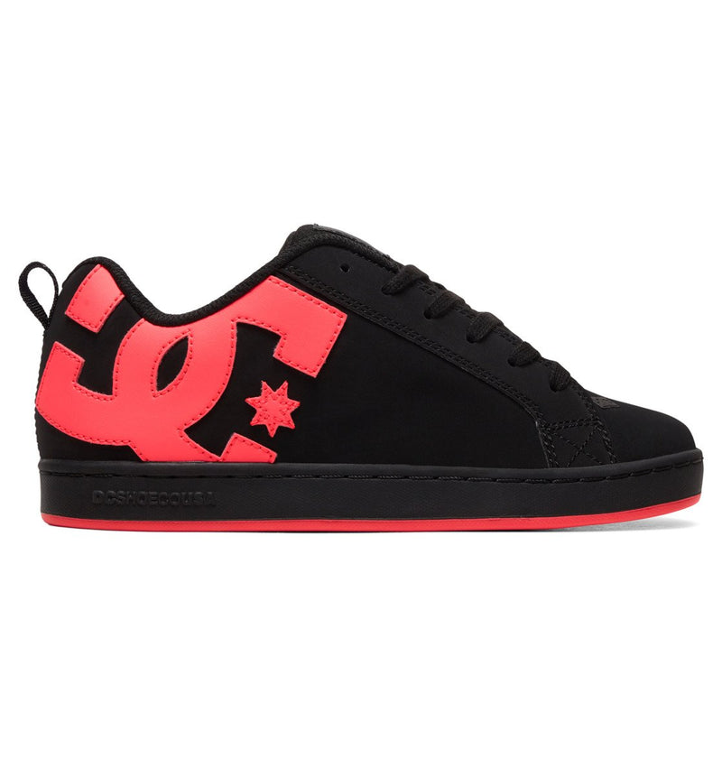 Women's Court Graffik Shoes - Black/Hot Pink (Bhp)