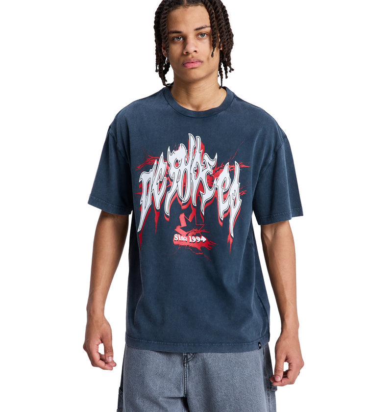 Men's DC Death MachineHeritage Short Sleeve Shirt - Black