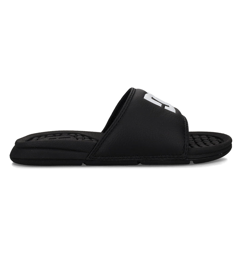 Kids' Bolsa Slides - Black/White (Bkw)