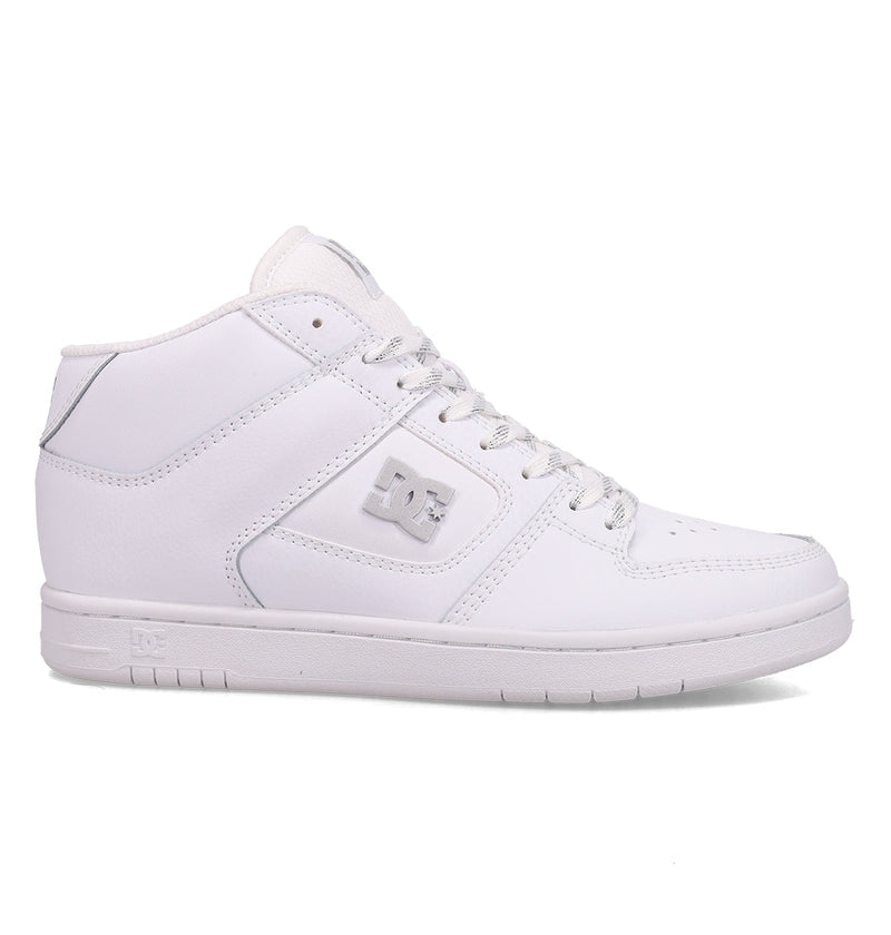 Women's Manteca 4 Hi High-Top Shoes - Mid Wht/Wht/Slv White Silver