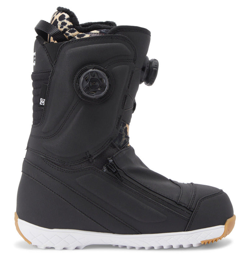 Women's Mora BOA® Snowboard Boots - Black/Leopard (Leo)